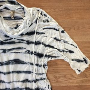 XCVI The Dye Cowl neck tunic